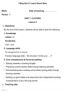 Tiếng anh 2 smart start   u7l2a