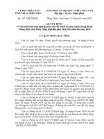 Quy định quản lý theo đồ án Đồ án Quy hoạch chung đô thị Phong Điền, tỉnh Thừa Thiên Huế đến năm 2030, tầm nhìn đến năm 2045