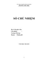 SỔ CHỦ NHIỆM 2022 2023 (1)(1)