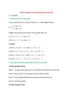 ly thuyet phuong trinh chua dau gia tri tuyet doi chi tiet toan lop 8