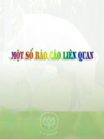 Báo Cáo Trại heo nọc heo đực