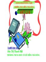 Bài giảng Vật lí lớp 6 - Tiết 14: Trọng lực - Đơn vị lực