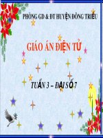 Bài giảng Đại số lớp 7 - Tiết 6: Lũy thừa của một số hữu tỉ