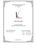 BÀI tập lớn xây DỰNG WEBSITE tìm KIẾM và đặt MUA vé máy BAY 2 