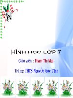 Bài giảng Hình học lớp 7 bài 1: Hai góc đối đỉnh