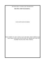 (SKKN HAY NHẤT) một số GIẢI TÍNH CHẤT các điểm cực TRỊ của đồ THỊ hàm số bặc 4 và ỨNG DỤNG PHÁT TRIỂN NĂNG lực tư DUY SÁNG tạo CHO học SINH THÔNG QUA VIỆC KHAI THÁC bài TOÁN hàm ẩn TRONG đề THI TNTHPTQG  