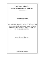 Luận văn thạc sĩ UEH một số giải pháp nhằm nâng cao năng lực cạnh tranh đối với sản phẩm chậu trang trí xuất khẩu sang thị trường châu âu của công ty TMHH an cơ bình dương , luận văn thạc sĩ 