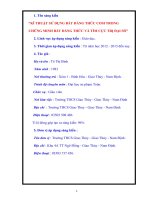 SKKN kĩ THUẬT sử DỤNG bất ĐẲNG THỨC COSI TRONG CHỨNG MINH bất ĐẲNG THỨC và tìm cực TRỊ đại số 