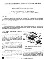 Phân tích thiết kế hệ thống tạo mẫu nhanh LOM 