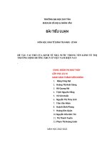 ĐỀ tài VAI TRÒ của KINH tế NHÀ nước TRONG nền KINH tế THỊ TRƯỜNG ĐỊNH HƯỚNG XHCN ở VIỆT NAM HIỆN NAY 