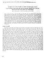 Nghiên cứu công nghệ và thiết bị sấy long nhãn 