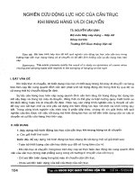 Nghiên cứu động lực học của cần trục khi mang hàng và di chuyển 
