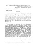 ĐÁNH GIÁ KHẢ NĂNG KHÁNG BỆNH CỦA TẬP ĐOÀN DƢA CHUỘT