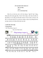 ÔN TẬP KIẾN THỨC HỌC KÌ I Mơn: Âm nhạc Lớp: 6