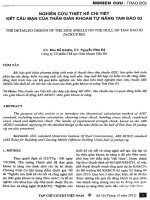 Nghiên cứu thiết kế chi tiết kết cấu mạn của thân giàn khoan tự nâng tam đảo 03 