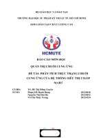 BÁO cáo môn học QUẢN TRỊ CHUỖI CUNG ỨNG đề tài PHÂN TÍCH THỰC TRẠNG CHUỖI CUNG ỨNG của hệ THỐNG SIÊU THỊ CO OP MART 