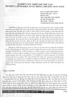 Nghiên cứu thiết kế chế tạo bộ điều chỉnh điện áp tự động cho đầu máy d10h 