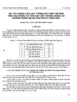 Sự tác động của các thông số thiết kế đến tổn hao đồng và sắt trong động cơ không đồng bộ ba pha roto lòng sóc 