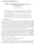 Nghiên cứu giải pháp nhanh chóng đưa khí cụ bay lên quỹ đạo cần thiết  