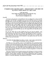 Ô nhiễm môi trường biển   thách thức lớn đối với sự phát triển kinh tế việt nam 