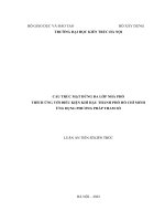 Cấu trúc mặt đứng đa lớp nhà phố thích ứng với điều kiện khí hậu thành phố hồ chí minh ứng dụng phương pháp tham số” 