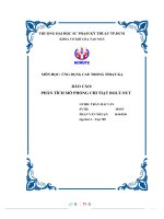 BÁO cáo PHÂN TÍCH mô PH NG CHI TI t BOLT NUT 