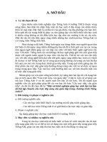 Sáng kiến kinh nghiệm, SKKN Một vài kinh nghiệm giúp học sinh đại trà làm tốt bài tập chuyển câu trực tiếp sang câu gián tiếp trong chương trình Tiếng Anh 8