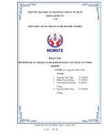 BÁO cáo mô HÌNH QUẢN TRỊ QUAN hệ KHÁCH HÀNG tại CÔNG TY TNHH SHOPPE 