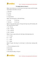 trac nghiem sinh hoc 8 chuong 11 