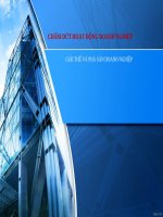 BÀI GIẢNG GIẢI THỂ và PHÁ sản DOANH NGHIỆP 