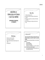 Giáo trình tổng quan về kế toán 