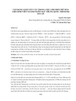 VẬN DỤNG GIÁP CỐT VĂN TRONG VIỆC GHI NHỚ CHỮ HÁN CHO SINH VIÊN NGÀNH NGÔN NGỮ TRUNG QUỐC TRÌNH ĐỘ SƠ CẤP