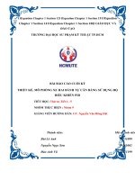 (TIỂU LUẬN) bài báo cáo CUỐI kỳ THIẾT kế, mô PHỎNG XE HAI BÁNH tự cân BẰNG sử DỤNG bộ điều KHIỂN PID 