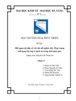 (TIỂU LUẬN) bài tập dân số  PHÁT TRIỂN đề bài mối quan hệ dân số với vấn đề nghèo đói  thực trạng mối quan hệ này ở nước ta trong thời gian qua 