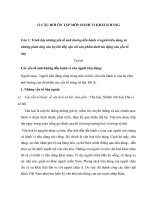 (TIỂU LUẬN) 12 câu hỏi ôn tập môn HÀNH VI KHÁCH HÀNG 