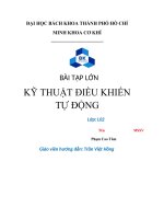 (TIỂU LUẬN) bài tập lớn kỹ THUẬT điều KHIỂN tự ĐỘNG lò nhiệt điện trở và mô tả toán học 