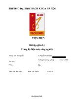 (TIỂU LUẬN) bài tập giữa kỳ trang bị điện máy công nghiệp khởi động mềm các giải pháp điều kiển chuyên dụng cho băng tải 