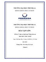 (TIỂU LUẬN) bài tập lớn đề tài ý thức xã hội là gì phân tích các hình thái ý thức xã hội 