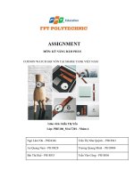 (TIỂU LUẬN) ASSIGNMENT môn kỹ NĂNG đàm PHÁN CURNON WATCH gọi vốn tại SHARK TANK VIỆT NAM 