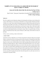 NGHIÊN CỨU SỰ HÀI LÒNG CỦA SINH VIÊN HUTECH KHI SỬ DỤNG VÍ ĐIỆN TỬ MOMO