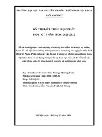 (TIỂU LUẬN) anhchị hãy trình bày đặc điểm điều kiện tự nhiên, kinh tế   xã hội và các dạng tài nguyên của một vùng cao nguyên trên lãnh thổ việt nam 