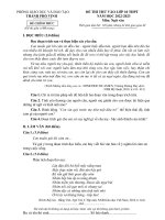 ĐỀ và đáp án THI THỬ vào 10 2022 2023 BC 