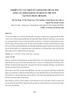 NGHIÊN CỨU CÁC NHÂN TỐ ẢNH HƯỞNG ĐẾN SỰ HÀI LÒNG CỦA KHÁCH HÀNG VỀ DỊCH VỤ THẺ ATM TẠI NGÂN HÀNG MB BANK