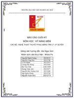 BÁO CÁO CUỐI KỲ MÔN HỌC  KỸ NĂNG MỀM CHỦ ĐỀ  NGHỆ THUẬT THUYẾT PHỤC BĂNG TÂM LÝ UY QUYỀN