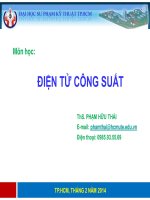 BÀI GIẢNG điện tử CÔNG SUẤT 