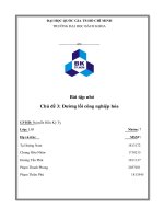 (TIỂU LUẬN) bài tập nhỏ chủ đề 3 đường lối công nghiệp hóa 