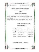 Kế toán phải thu khách hàng và phải trả người bán