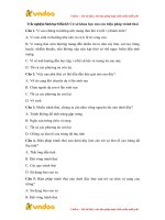 trac nghiem sinh hoc 8 bai 63 