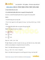 hoa 8 bai 21 tinh theo cong thuc hoa hoc sua 