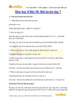 hoa 8 bai 38 bai luyen tap 7 